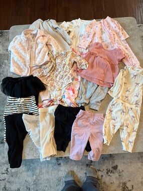 Baby girl bundle 0-3 Months from Old Navy, Carters, Amazon
